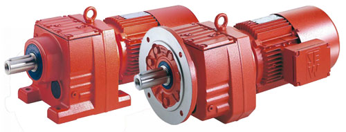 Мотор-редуктор цилиндрический R, RF